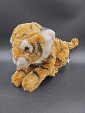 Tiger Animal Alley Toy R Us Cub Plush Laying Stuffed Animal 12" Vintage