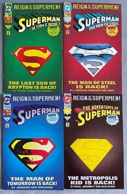 Superman series ''Reign of the Supermen'', 1st iss Direct Marketing editions, 1993