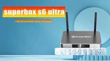 2025 SuperBOX S6 Ultra TV BOX 4K 128GB WiFi Bluetooth Voice Remote Free Ship