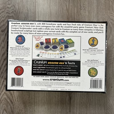 cranium booster box 2 Cranium Booster Box 2 Expansion Set 800 Cards 4 Tubs Clay Game NEW Sealed