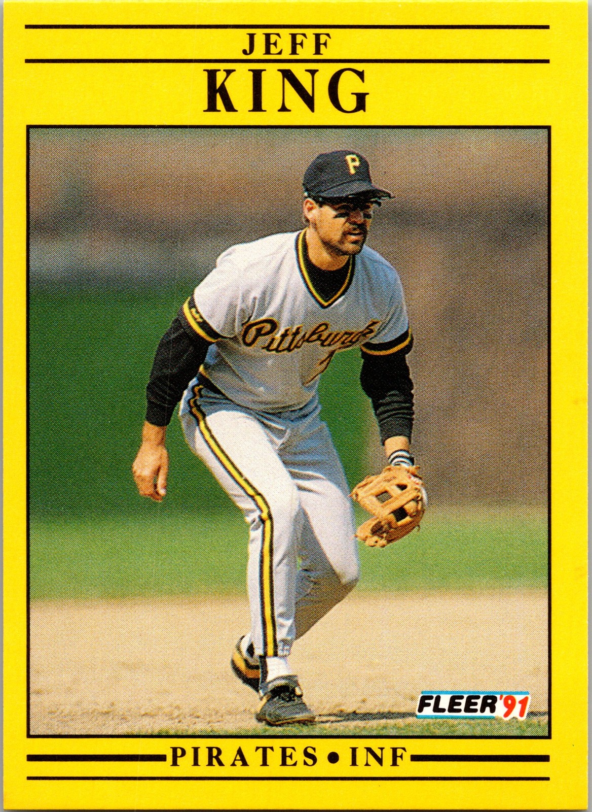 1991 Fleer #39 Jeff King