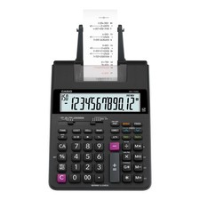 Casio HR170RC 2 Lines/Sec Printing Calculator - Black/Red Print New