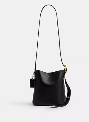 Coach Official Bleecker Bucket Bag 21 CCX07 B4/BK Brass/Black | eBay