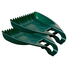 Image of 2X Leaf Grabber Hand Held Pair Garden Cleaning Grab Gather Collect Scoop Litter