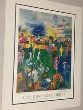 LeRoy Neiman Signed - Derby Day Paddock 123rd Kentucky Derby 1997