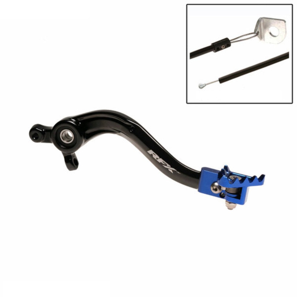 Pedal Of Brake Rear RFX pro, Series-Punta Plegable-Negro/