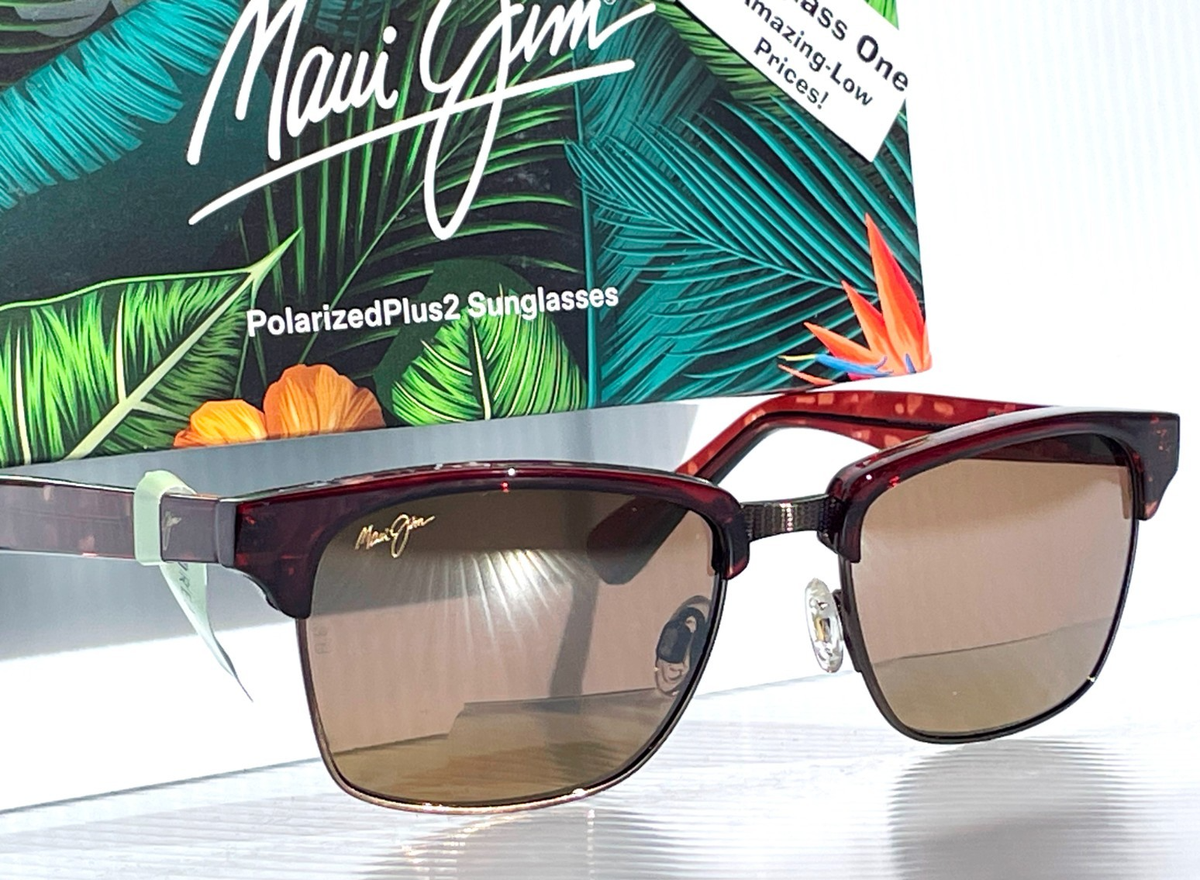 Maui Jim KAWIKA Tortoise Gold POLARIZED Bronze READERS +2.00