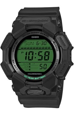 CASIO G-SHOCK GD-010BEG-1JF BLACK AND ELECTRO GREEN Limited Series Watch in Box