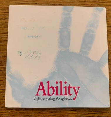 Ability Software Disc for Windows 3.1 - Rare!