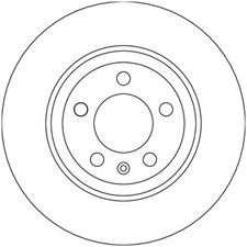 2x Bremsscheibe hinten für VW Polo 6 AW1 | 518212
