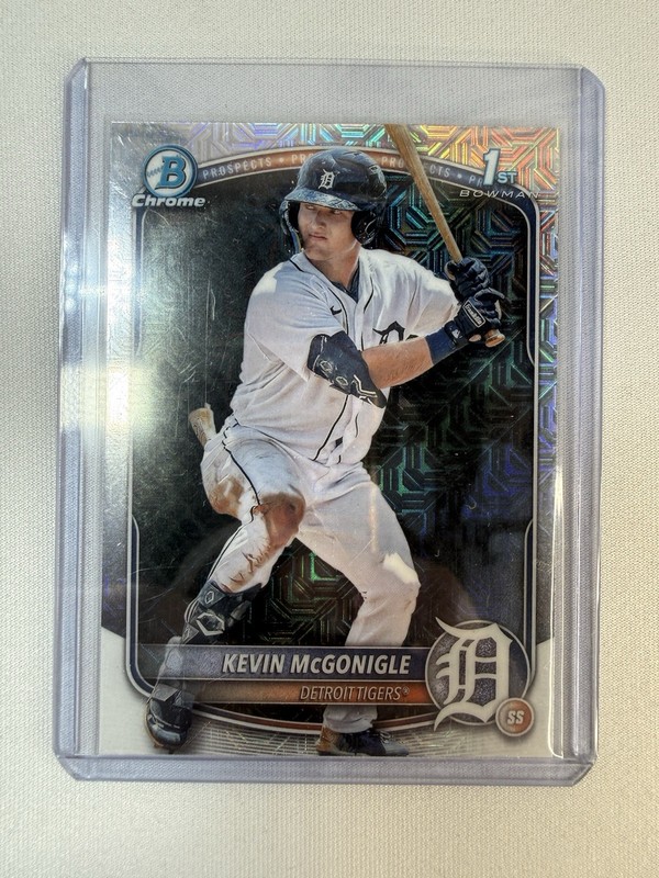 2025 Bowman - Chrome Prospects Kevin McGonigle #BCP-79 Mojo Refractor (RC)