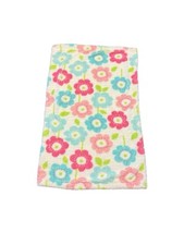 Little Miracles Blue Pink Flowers Baby Blanket