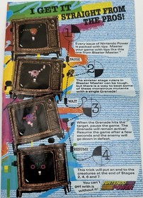 Blaster Master NES CIB poster completo, manuale e mondi del potere libro vintage