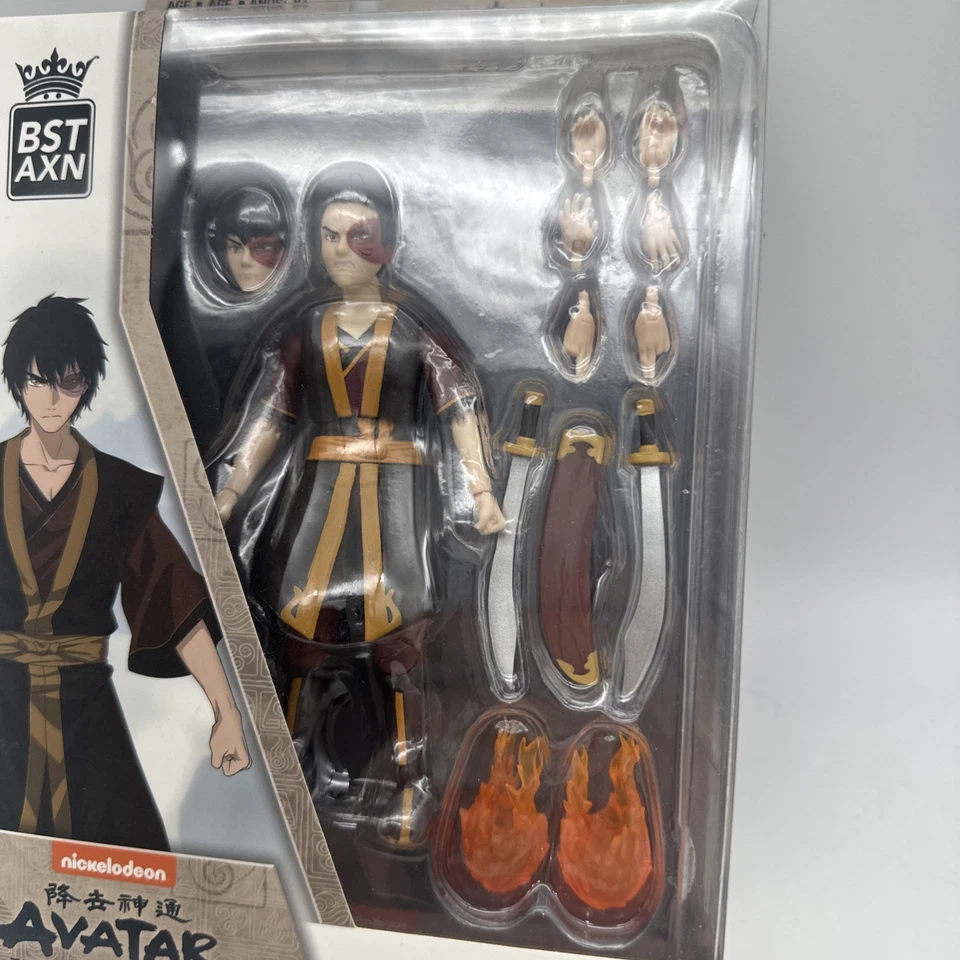 Figura de acción BST AXN 2021 Avatar The Last Air Bender "Zuko" 5" NUEVA/SELLADA Foto 3 de 4