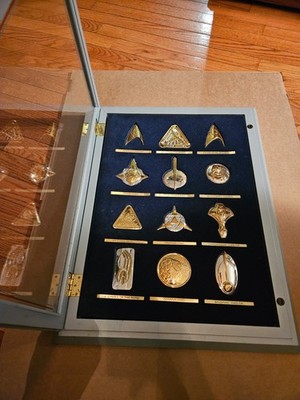 1992 Franklin Mint Star Trek Insignia Emblem Collection