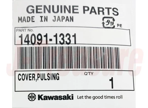 Cubierta pulsante genuina Kawasaki ZRX1200R ZR1200 2001-2005 1491-1331 FABRICANTE DE EQUIPOS ORIGINALES Foto 3 de 4
