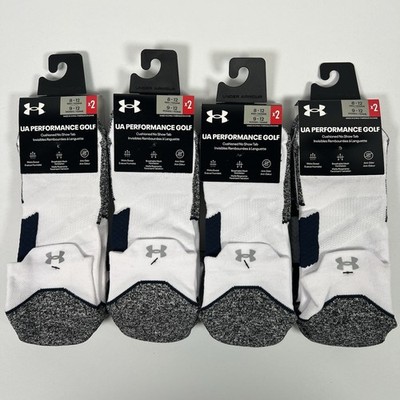 Under Armour UA Performance Golf Cushion No Show Socks (8 Pair) Men s 8-12 NEW