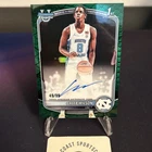 2025-26 Bowman 1st Chrome Green Reptilian Refractor CALEB WILSON SP AUTO #49/99