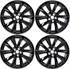 4 New 18 X 8 5x100 Gloss Black Alloy Wheel Rim 2003-2026 For Toyota Corolla