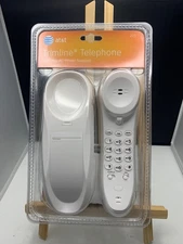 AT&T Trimline Corded Retro 205 Telephone - No AC Power Needed Color: White