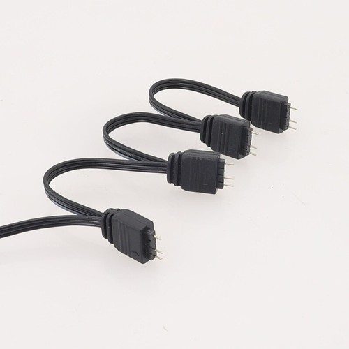 4pin to 3Pin 1 to 4 ARGB Splitter Cable 5V3P Adapter For HDLL120 ARGB Lighting - Photo 5/8