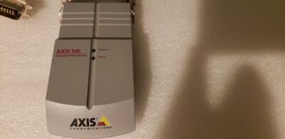 Axis 540 Network Print Server + Cables and Power Supply