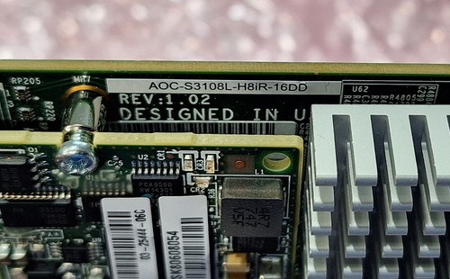 Supermicro AOC-S3108L-H8iR-16DD 12Gb/s 8-Port SAS Internal RAID Adapter Card - Photo 5/5