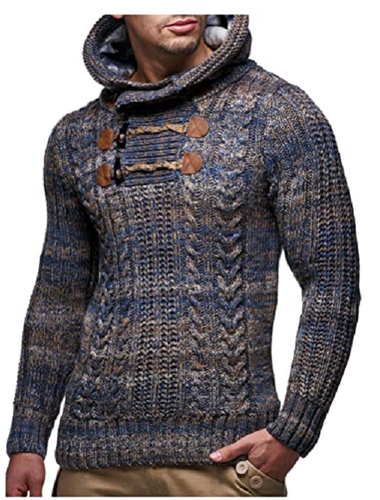 NEW Leif Nelson Men's Knitted Pullover 