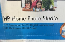 VINTAGE HP Home Photo Studio : 8050 Digital Photo Inkjet Printer  + M525