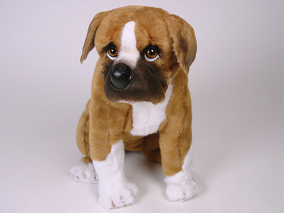 boxer puppy stuffed animal