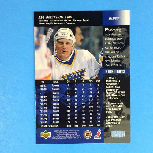 1996-97 Upper Deck #23 #43 #61 #63 #108 #121 #211 222 240 256 299 321 347 U-PICK - Bild 66 von 74