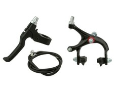 ALTA Bicycle 570A Alloy FRONT Brake Complete Set BLACK Side-Pull BMX CRUSIER