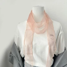 Women Yarn Long Scarf Spring Narrow Sheer Scarf Subculture Girl Scarf