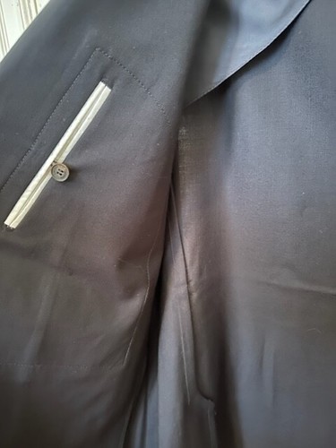 Veste Lacoste VH7825 00 MXQ blazer élégant vente en gros bleu marine taille 52 M/L 100% laine NEUF