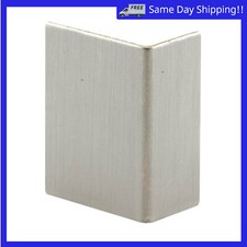 Brushed Stainless, Adhesive Backed Door Edge Guard (5-pack)