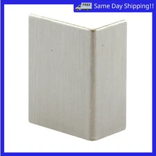 Brushed Stainless, Adhesive Backed Door Edge Guard (5-pack)