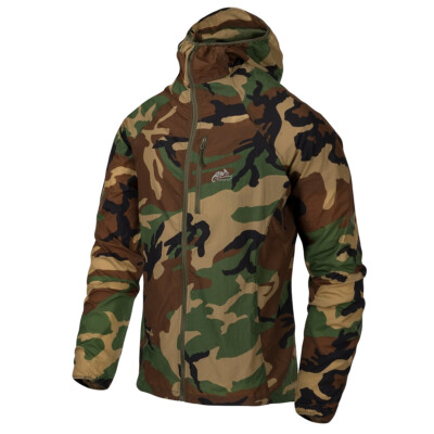 Helikon-Tex Tramontane Jacket WindPack Mens Windbreaker Hunting US Woodland Camo