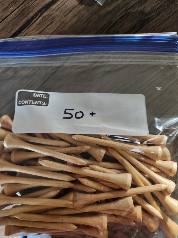 50 New  2 3/4 inch Golf Tees