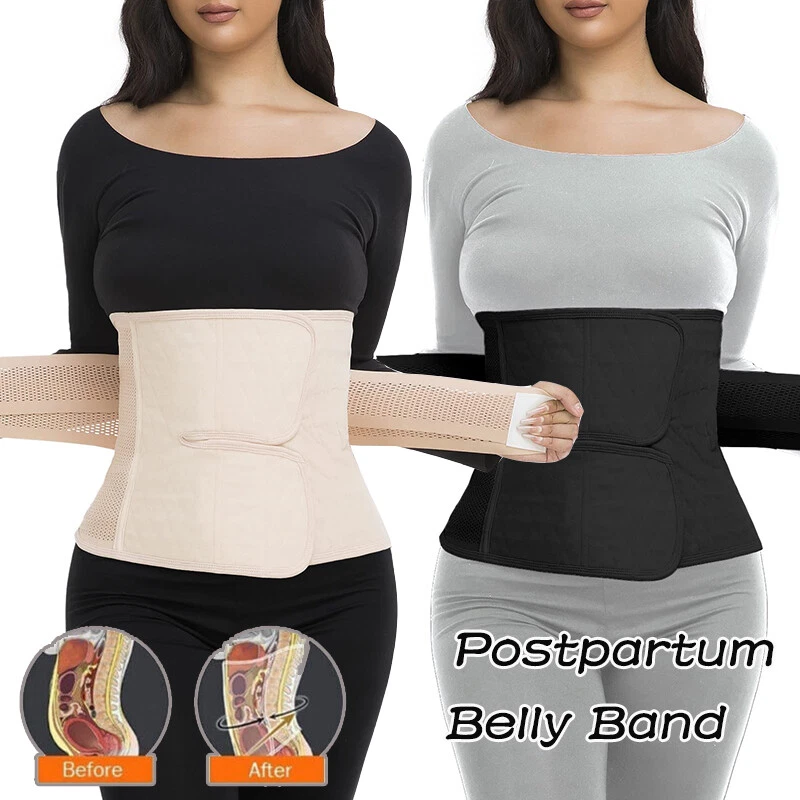 Postpartum Belly Band & Abdominal Binder Post Surgery Compression Wrap  Recovery