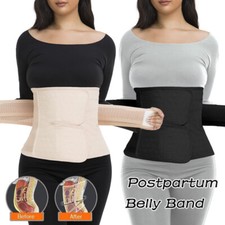 Postpartum Belly Band  Abdominal Binder Post Surgery Compression Wrap Recovery
