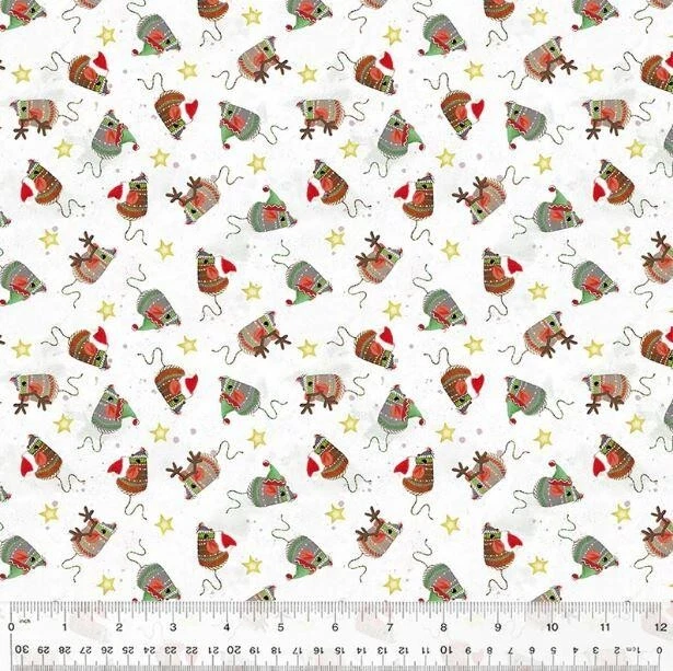 Meowy Navidad, Gatos en Sombreros POR Windham 43" Ancho Foto 3 de 4