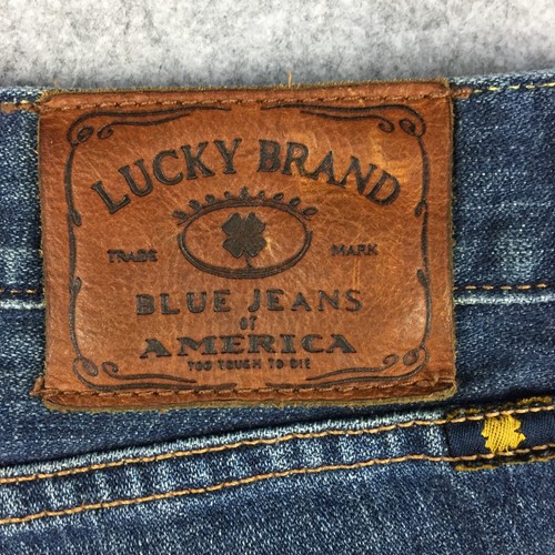 Pantalones de mezclilla Lucky Brand 361 vintage de pierna recta, para hombre 38x32 (lavado azul medio) - Imagen 9 de 9