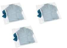 3-Pack Jumbo Mesh Laundry Bags – Zippered, Reusable for Delicates & Socks 20x27"