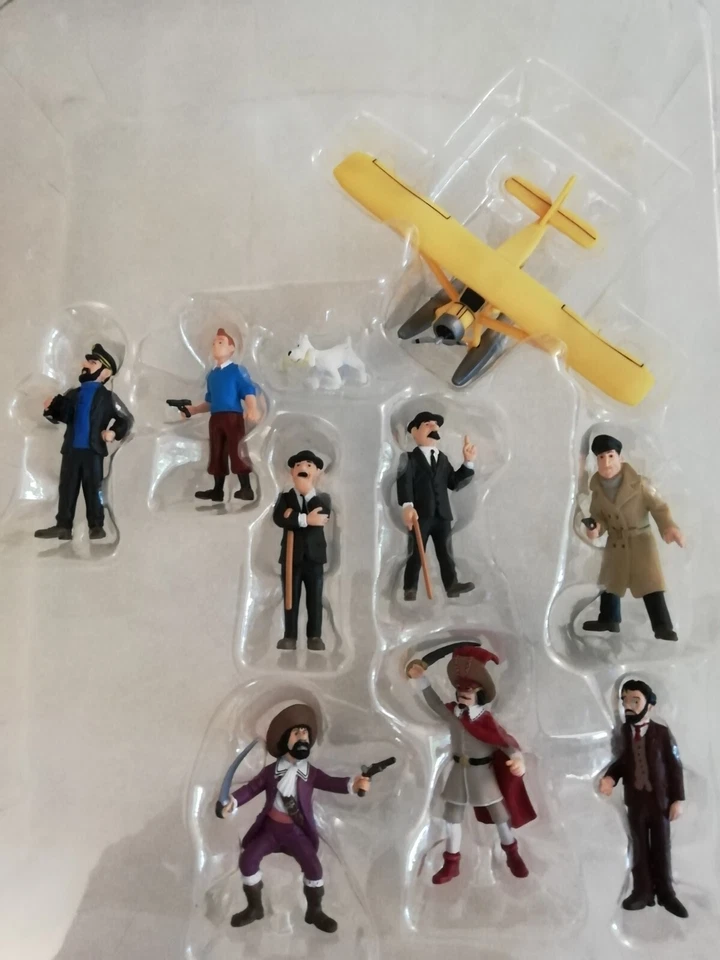 The Adventures of Tintin 10 Figure Handpainted Collector Set Plastoy 2011 - Image 2 of 4