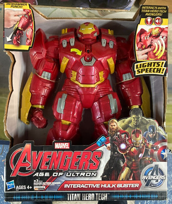 Avengers Age Of Ultron Titan Hero Tech Interactive Hulk Buster Action Figure New