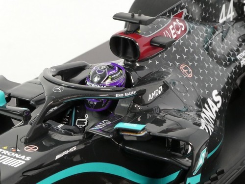 Minichamps Mercedes W11 #44 Hamilton World Champion 2020 Eifel GP 1/12 127201144 - Imagen 7 de 7