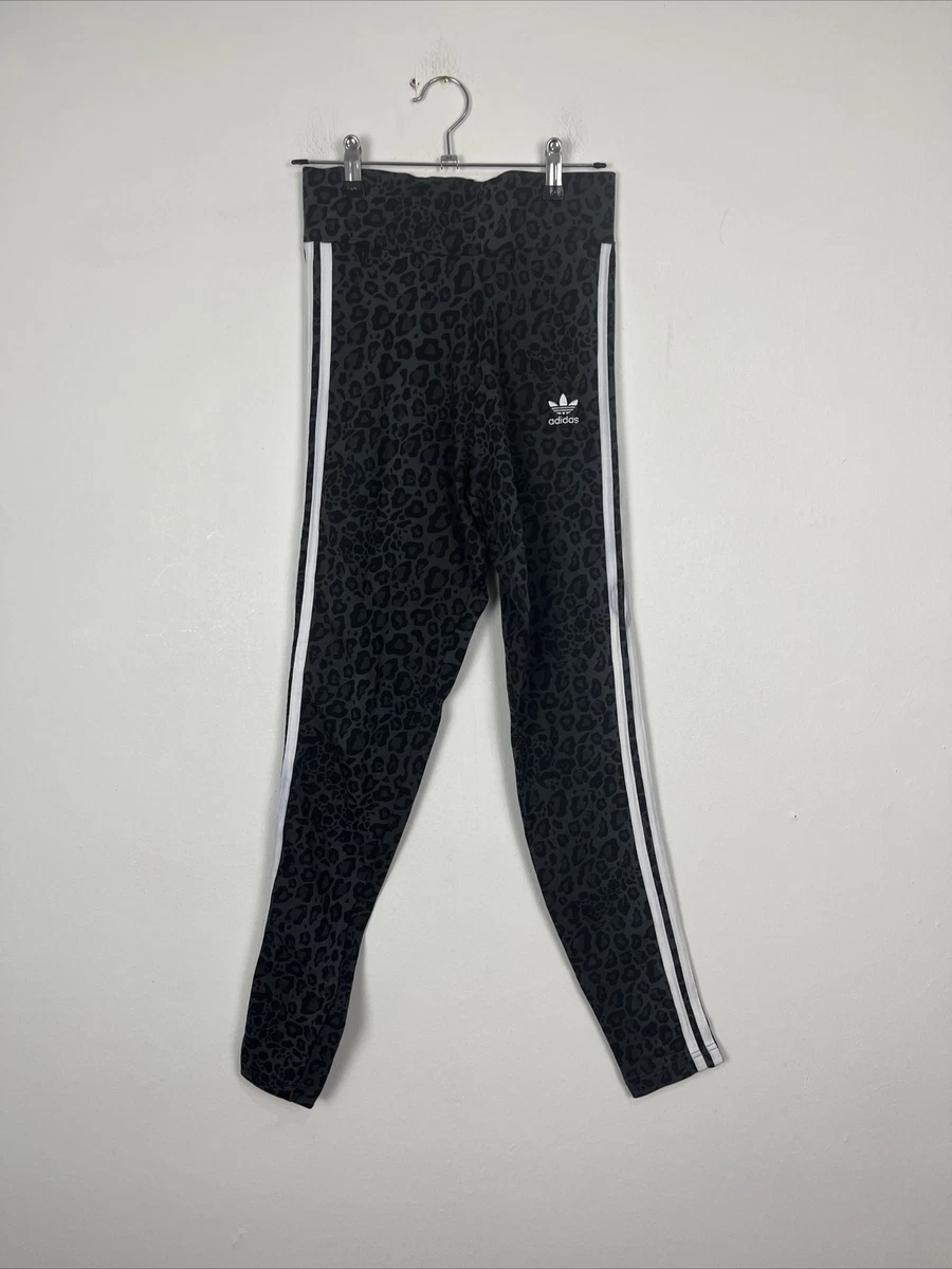 Adidas grey cheap leopard print leggings