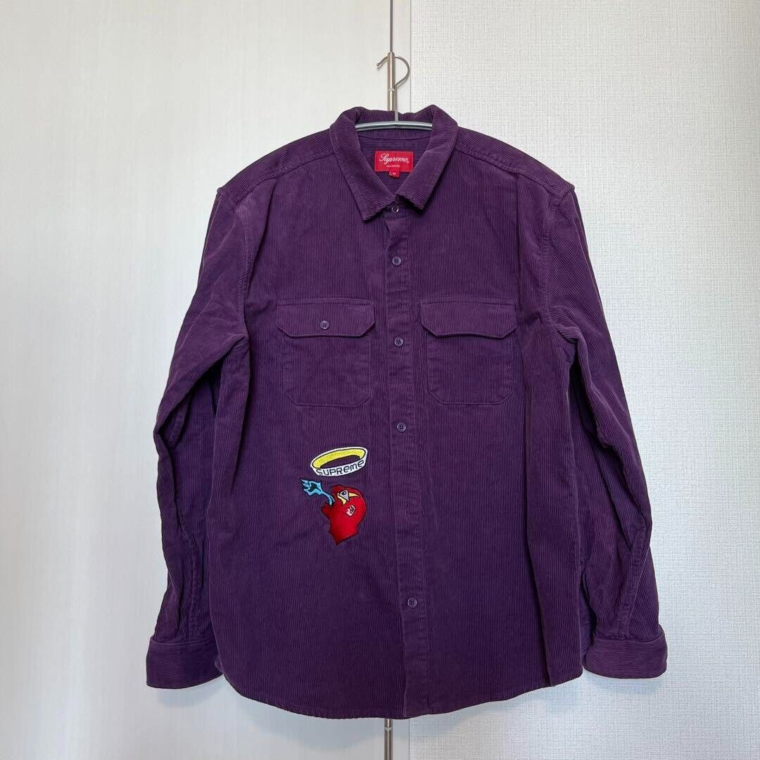 Supreme Gonz Corduroy Work Shirt 21FW Size M Color Purple | eBay Supreme Gonz Corduroy Work Shirt 21FW Size M Color Purple | eBay