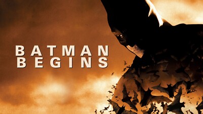 2005 Batman Begins Movie Poster 11x17 Christian Bale Bruce Wayne