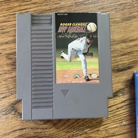 ROGER CLEMENS MVP BASEBALL NINTENDO NES CIB  W Box and Sleeve Manual Nintendo